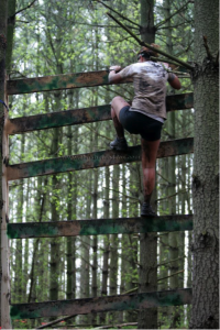 Obstacle Race Ladder Climb
