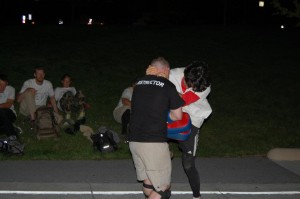 Martial Arts Training at Adventure Race Obstacle Course