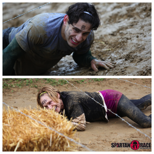 barbwire crawl indiana spartan race obstacle race barbwire