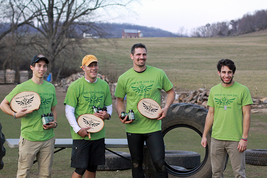 Legend of the Death Race Finishers Top 3 Finishers LotDRTC Innerzyme We Plaque