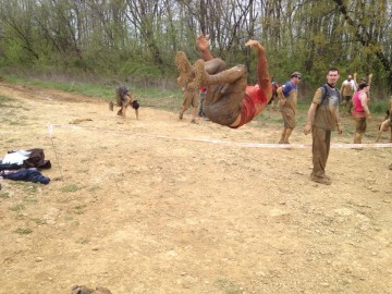 Laurel Indiana Spartan Race Sprint Back Flip Burpee