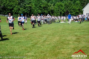 Climb Up Stone Staircase Pittsfield Vermont Death Race Start Peak Race